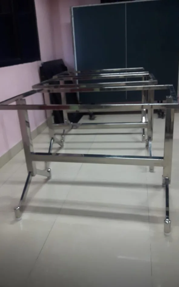 Stainless steel table frame